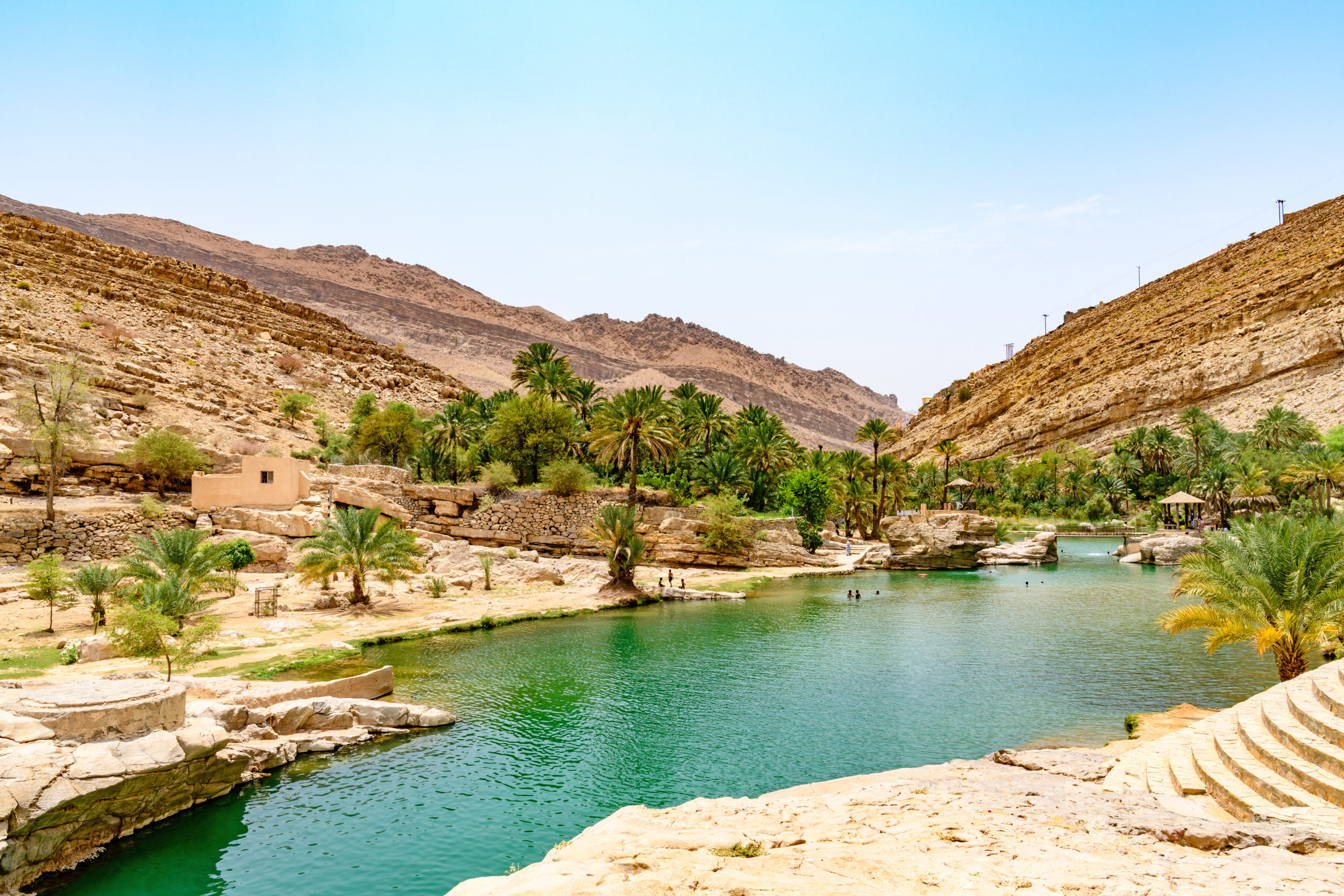 Wadi Bani à visiter lors de votre séminaire au soleil à Oman