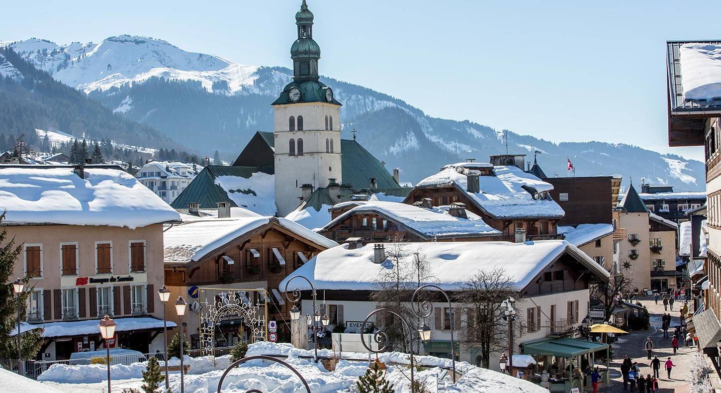 Village de Megève, pour un séminaire en hiver à la montagne